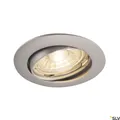Produktbild: Grau Moderne Einbauleuchte downlight Lampe 1x50W/GU10 IP20 10 [cm]