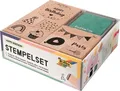 Produktbild: FOLIA HOLZSTEMPEL SET HAPPY BIRTHDAY 9 STEMPEL 2 STEMPELKISSEN