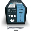 Produktbild: Tox TIMBR 8,0 x 80 SK (50 Stk.) (50 Schrauben pro Stück) (112040418080)