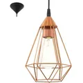 Produktbild: Eglo - Pendelleuchte Tarbes kupfer-schwarz ø 17,5 cm E27 Pendelleuchte