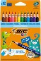 Produktbild: 12 BIC KIDS Dreikant-Buntstifte Evolution Triangle, 12er Etui