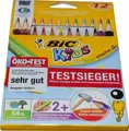 Produktbild: BIC Malstifte Kids Evolution extradicker Schaft für Kinder ab 2 Jahren - 12 St.
