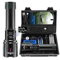 Produktbild: Shadowhawk Taschenlampe LED Aufladbar 500000 Lumen - 30W Extrem Hell Taktisch...