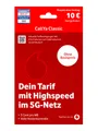 Produktbild: Vodafone CallYa Classic Prepaidkarte, (10 EUR Startguthaben I ohne Vertrag, 5G-Netz, 9 Ct. pro Min/SMS)