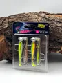 Produktbild: Fox Rage Ultra UV Slick Shads Mixed Colour Pack 7cm 5g Haken #1/0 Gummiköder DA