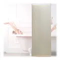 Produktbild: Relaxdays Duschrollo, 60x240 cm, Seilzugrollo für Dusche & Badewanne, Decke & Fenster, Badrollo wasserabweisend, beige