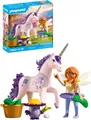 Produktbild: Playmobil® Sammeleinhorn, Glückslavendel mit Fee (71843), Princess Magic Konstruktions-Spielset, (19 St)