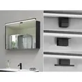 Produktbild: Led Badezimmer Wandleuchte Lino In Schwarz - Spiegelleuchte, Breite 60cm
