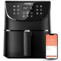 Produktbild: Cosori Heißluftfritteuse Smart WiFi XXL, 13 Programme, 1700 Watt, schwarz, 5,5 Liter