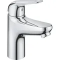Produktbild: Grohe Swift QuickFix Lavaboarmatur, S-Size, 3-in-1 Tool, Push-Open Ablauf, wassersparend, chrom (24318001)