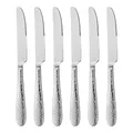 Produktbild: GRÄWE Dessertmesser Gent, 6-teilig, spülmaschinengeeignet, Messer für Vorspeisen und Kuchen, kleine Tafelmesser, Edelstahl