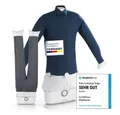 Produktbild: CLEANmaxx Bügelsystem automatischer Hemdenbügler inkl. Hosenbügler, 1800 W, Innovativer Bügler für Hemden & Blusen, Bügelautomat Bügelpuppe