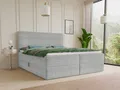 Produktbild: Sofnet Boxbett Mollo (mit zwei Bettkästen, Bonell-Matratze und Topper), Doppelbett, Polsterbett mit Kopfteil, Boxspringbett, Cordstoff