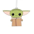 Produktbild: Hallmark The Mandalorian Grogu Moving Metal Ornament Star Wars Tree Decoration Metal Hanging Ornament Christmas Hanging Ornament Gifts for Christmas
