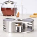 Produktbild: Stövchen zum Teekanne Edelstahl Teewärmer mit Teelichthalter Ø15 x 5 cm