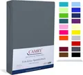 Produktbild: Camry Spannbettlaken CLASSIC, Jersey Baumwolle, Gummizug: rundum, viele Farben, alle Matratzenhöhen, Bettlaken, Spannbetttuch