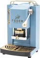 Produktbild: Faber mini Pro Deluxe - Kaffeemaschine mit Padpresse aus Messing - Matttürkises Stahlgestell