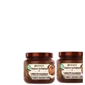 Produktbild: 2x340ml Garnier Wahre Schätze 1-Minute-Haarkur Kokosmilch & Macadamia Haarmaske