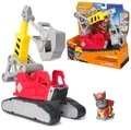 Produktbild: Rubble & Crew - Chargers 2-in-1 Mega Kran, Premium Baufahrzeug mit Abnehmbarer Baggerkralle und Presslufthammer sowie Charger Hundefigur, Spielzeug für Kinder ab 3 Jahren
