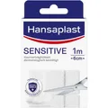 Produktbild: 2x HANSAPLAST Sensitive Pflast.hypoallergen 6 cmx1 m 1 ST