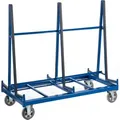 Produktbild: Rollcart Plattenwagen 11-1277, Gummireifen, zweiseitige Anlage, 1380 x 270mm, Tragkraft 1200kg