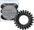 Produktbild: invisibobble Original Haargummi True Black I 3x Spirale Haargummis schwarz für Mädchen, Damen & Herren I starker Halt & haarschonend I das Original, designed im Herzen Münchens