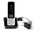 Produktbild: Gigaset S850H DECT Mobilteil mit Ladeschale platin/schwarz