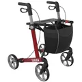 Produktbild: Rehasense Leichtgewicht Rollator Server M weinrot