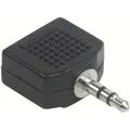 Produktbild: Schwaiger - Audio Adapter Kha4080 533 Klinke Stecker Buchse Schwarz, 1 X 3,5mm Klinken Stecker / 2 X 3 Adapter