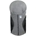 Produktbild: Heitmann Felle Fußsack Fußsack für Kinderwagen oder Babyschale Eisbärchen grau|schwarz