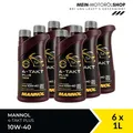 Produktbild: Mannol MN7202 4-Takt Plus 10W-40 Motorradöl JASO MA API SL 6x1 Liter = 6 Liter