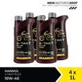 Produktbild: Mannol MN7202 4-Takt Plus 10W-40 Motorradöl JASO MA API SL 4x1 Liter = 4 Liter