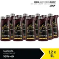 Produktbild: Mannol MN7202 4-Takt Plus 10W-40 Motorradöl JASO MA API SL 12x1 Liter = 12 Liter