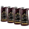 Produktbild: Motoröl 10W-40 Mannol 4-Takt Plus 4x1 Liter
