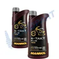 Produktbild: Motoröl 10W-40 Mannol 4-Takt Plus 2x1 Liter