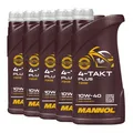 Produktbild: 5 (5x1) Liter MANNOL 10W-40 4-Takt Plus Motorradöl JASO MA2
