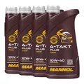 Produktbild: 10W 40 MANNOL 4 Takt Motoröl Motorrad Öl 4 4x1 Liter API SL / JASO MA/Ma2