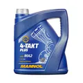Produktbild: 4 Liter 10W40 MANNOL 4-Takt Plus JASO MA-2 Motorrad Zweirad Motoröl MN7202-4