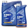 Produktbild: MANNOL 5 L LITER 4-TAKT PLUS MOTORÖL MOTOR-ÖL MOTOREN-ÖL