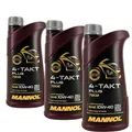 Produktbild: Motoröl 10W-40 Mannol 4-Takt Plus 3x1 Liter