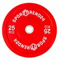 Produktbild: Sporttrend 24® Bumper Plate Gewichtswahl | Gewichtsscheibe Gewichtscheibe Hantelscheibe Hantelgewichte Fitness Scheiben Gewicht Gewichte Weightplate Weight Plate Weights für Langhantel Hantelstange