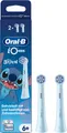 Produktbild: Oral-B Aufsteckbürsten iO Kids 6+ Disney Stitch, Sanft zu wackeligen Zähnen & Zahnfleisch, ab 6 Jahren