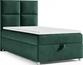 Produktbild: Best for Home Boxspringbett mit Bettkasten Trinity K2-SINGLE 80x200 Bonellfederkern inkl. Topper – Mintgrun