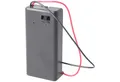 Produktbild: AccuCell AccuCell Batteriehalter für 1x 9Volt Block mit Ein- und Aus-Schalter Batterie, (9 V)