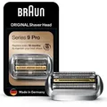 Produktbild: Braun Scherkopf 94M Ersatzscherteil, silber, für Braun Rasierer Series 9 Pro und Series 9