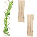 Produktbild: Relaxdays 3Xrankgitter, Hellbraun, Holz, 30x180x1 cm, Gartenzubehör, Gartendeko