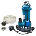 Produktbild: IBO Schmutzwasserpumpe CTR 1500 Fäkalienpumpe Tauchpumpe Baupumpe Schwimmer 230V