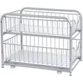 Produktbild: Servierwagen, Silber, Metall, 36.5x31.5x21 cm, Esszimmer, Barmöbel, Barwagen