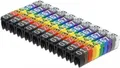Produktbild: Delock Kabelmarker Clips 0-9 farbig 100-teilig (18304)