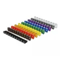 Produktbild: Delock Kabelmarker Clips 0-9 Farbig 100-teilig, Kabelclip